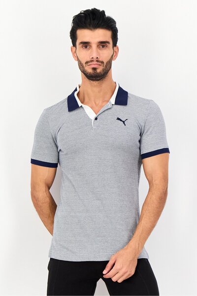 Puma Men Sportswear Fit Short Sleeve Outdoor Polo Shirt, Multicolor