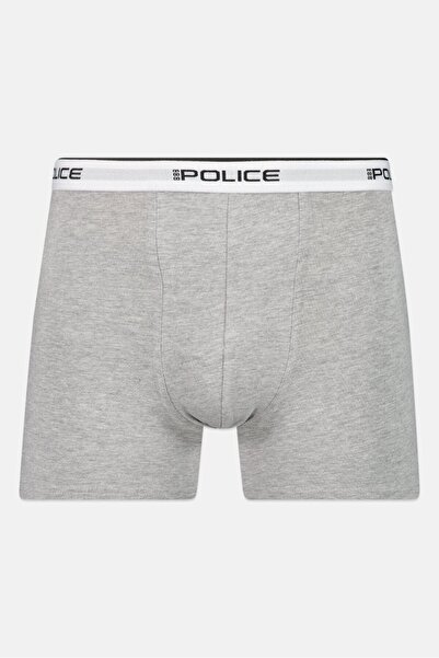 883 Police Men 3 Pcs Brand Logo Boxer Shorts, Grey