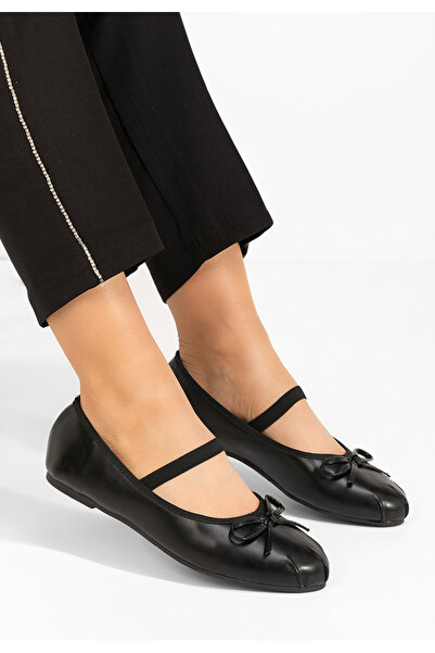 B T Shoes Γυναικείες μπαλαρίνες Ionelia μαύρα