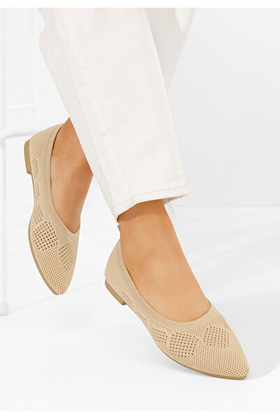 B T Shoes Khaki dámské baleríny Letysia