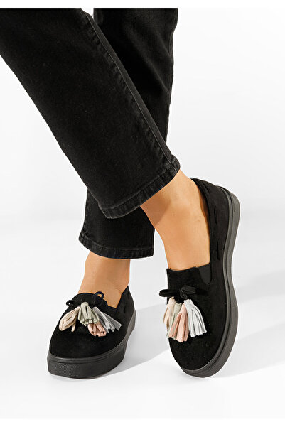 B T Shoes Černé dámské espadrilky Graziela