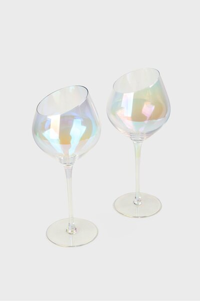 Fissman 2 Pieces Wine Glass Set 590ml, Transparent