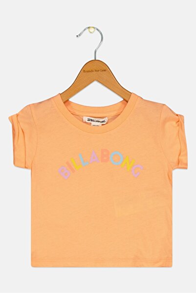 BİLLABONG Toddlers Girl Brand Logo T-Shirts, Orange