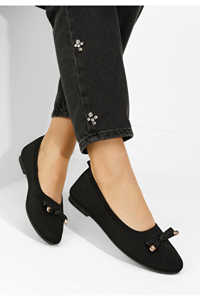 B T Shoes Černé dámské baleríny Tifani