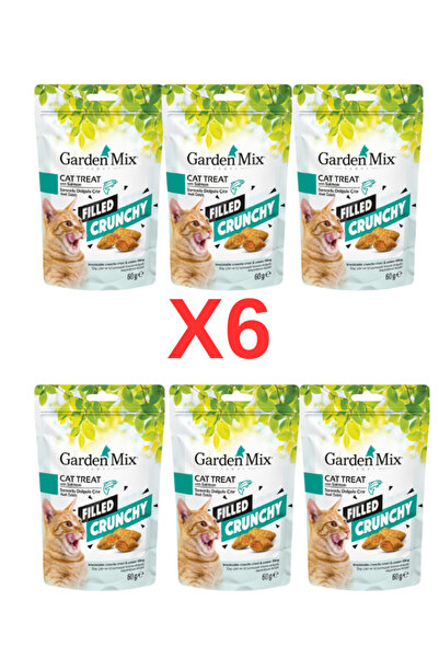 SOMONLU İÇİ DOLGULU KEDİ ÖDÜLÜ 60 GR. 6 ADET