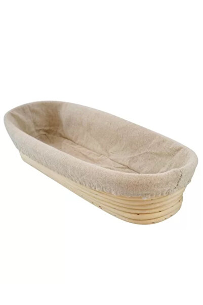 Zokura Coș oval pentru dospitul aluatului, ratan, 35 x 14 cm -