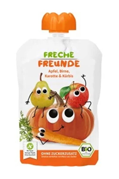 JollyMag Pyré z jablek, guavy, manga a ananasu 100g Erdbar