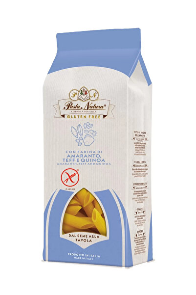 Pasta Natura Penne din Amarant, Teff și Quinoa, fără gluten, 250g