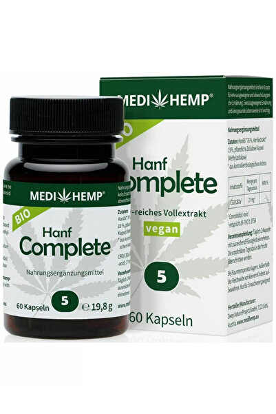 MediHemp Hemp Complete Capsule with CBD 5%, Bio 60 Capsules