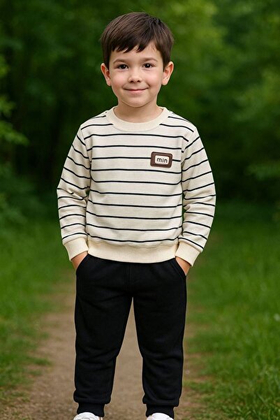 babymoon kids Σετ 2 τεμαχίων για αγόρια με μακρυμάνικη λαιμόκοψη και φούτερ