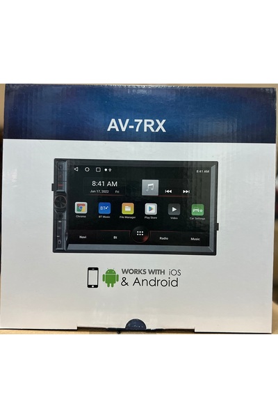 AVX AV-7RX 3-32 7” ANDROİD DOUBLE TEYP FULL HD GERİ GÖRÜŞ KAMERA HEDİYELİ