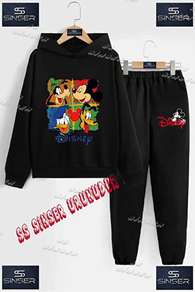 SS SİNSER Set de trening cu glugă pentru copii, unisex, cu imprimeu special „...