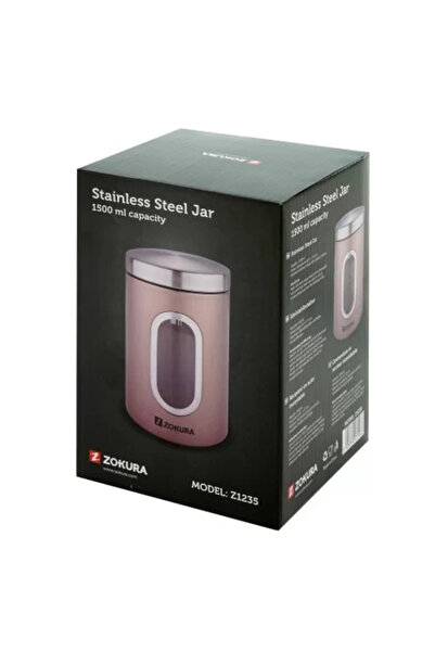 Zokura Storage Container 1500 ml, Stainless Steel -