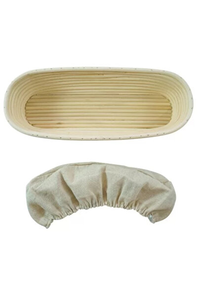 Zokura Coș oval pentru dospitul aluatului, ratan, 35 x 14 cm -