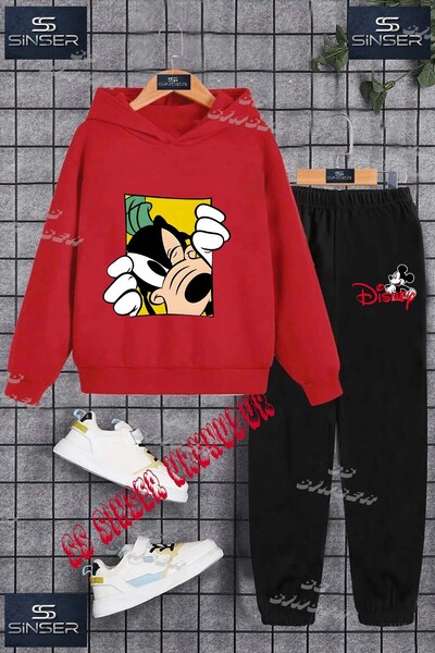 SS SİNSER Set de trening cu hanorac cu imprimeu special pentru copii, unisex,...