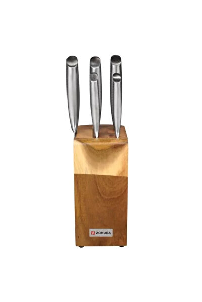 Zokura Set cutite 6 piese, suport magnetic -