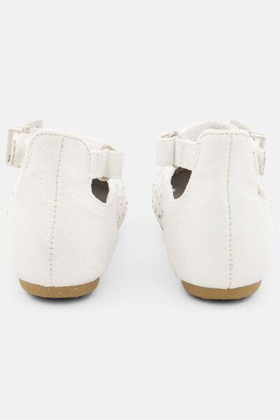Kenneth Cole Toddlers Girl Violet Sophia Embellish Shoes, Silver