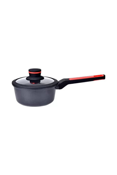 Zokura Aluminum saucepan with glass lid, 16 cm / 1.1 L 'Noble' -