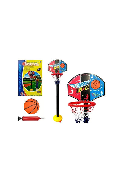 LeanToys Dětská herní sada, basketbalový koš a míč v ceně, 6032