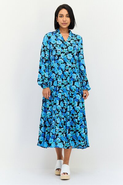 ORSAY Women Floral Print Midi Dress, Multicolor