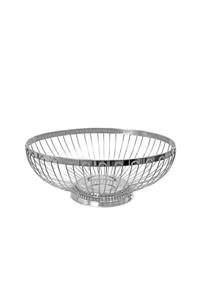 Zokura Oval serving basket, stainless steel, 29 x 20 cm -