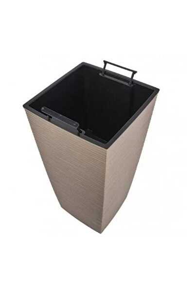 Gimihome Jardinieră înaltă cu ghiveci interior, 22 x 22 x 47, Aurora 887, diverse culori