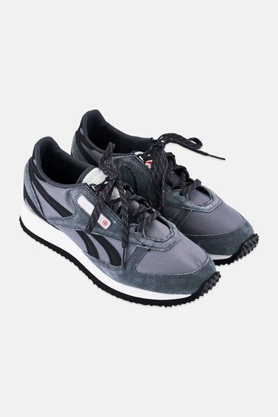 Reebok Kids Boy Victory Classic Lace Up Running Shoes, Dark Grey