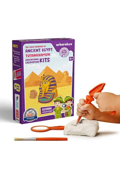 Arkerobox - Archaeological Educational Set and 3D Puzzle, Ancient Egypt, Tutankhamun