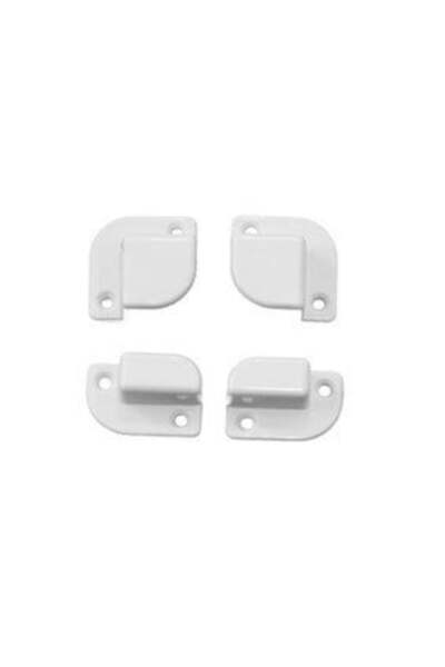 SOLIDON Set coltari pentru montaj plasa tantari fixa, profil 17 x 25 mm culoare ALB