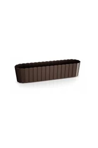 sterk Jardiniera Bella cu Tavita, STERK, 60 X 16 X 15 cm, Plastic Maro