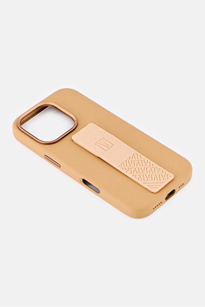 Levelo iPhone 16 Pro Morphix Silicone Case With Grip, Brown