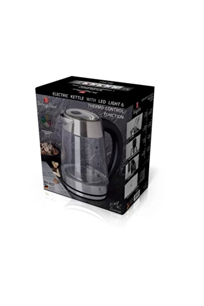 Berlinger Haus Electric Kettle 1.7 L, Black Silver Collection, Berlinger Haus, BH 9127