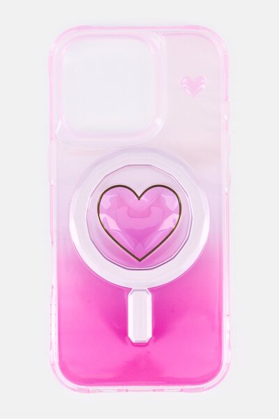 Levelo جراب حماية هارتس ماج سيف لجهاز آيفون 16 برو، وردي