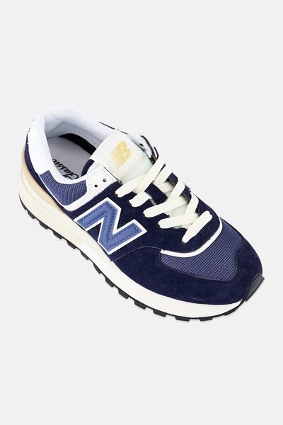 New Balance x Classic Kids Boy U574LGBB Lace Up Outdoor Sports Shoes, Navy