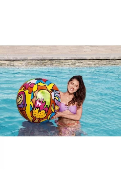 BESTWAY Inflatable Beach and Pool Ball, Multicolor, 91 cm,