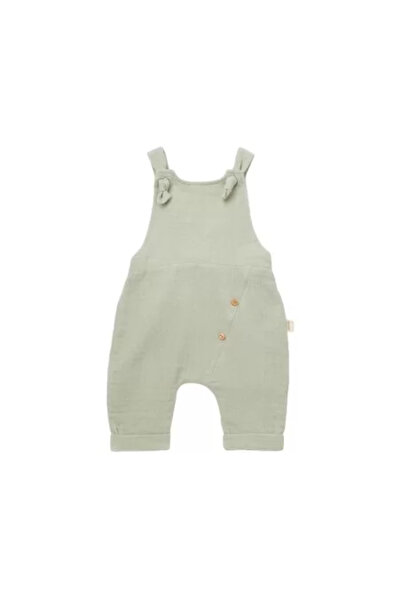 BabyCosy Summer jumpsuit with long pants - 100% cotton - Green (Size: 9-12 months)