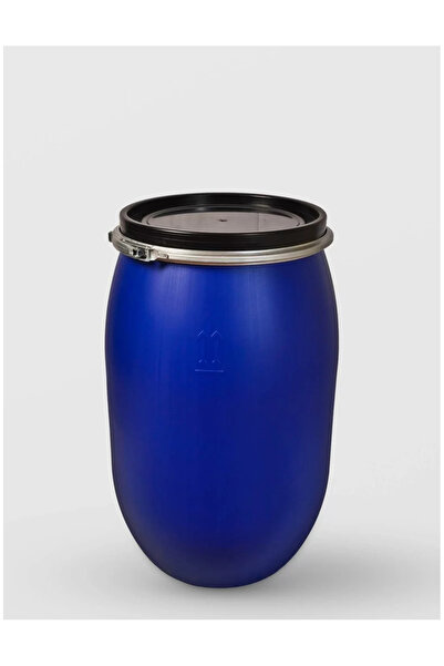 sterk Bidon 120 Litri with Metal Ring, Sterk, Blue Plastic