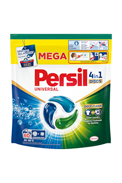 Persil Capsule de detergent universale 4 în 1, 60 bucăți, curățare în profunzime