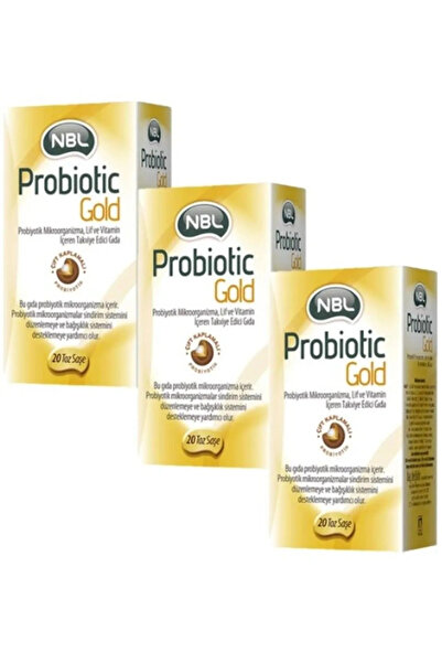 NBL Probiotic Gold 20 Şase 3 Adet