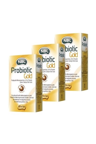 NBL Probiotic Gold 20 Şase 3 Adet