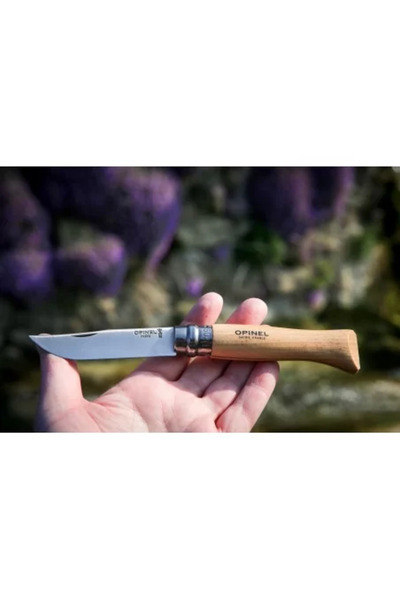 Opinel Pocket Knife N°09, stainless steel, 9 cm, 'Tradition Inox' -