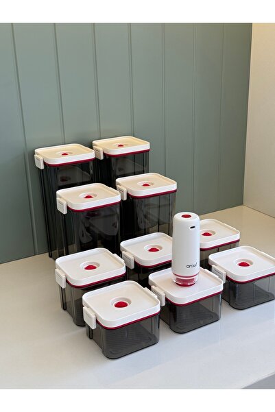 dunyazuccaciye 11 قطعة من حاويات الطعام مع جهاز تفريغ الهواء