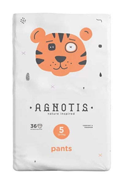 agnotis Scutece hipoalergenice Agnotis, mărimea 5, 13-17 kg, 36 bucăți