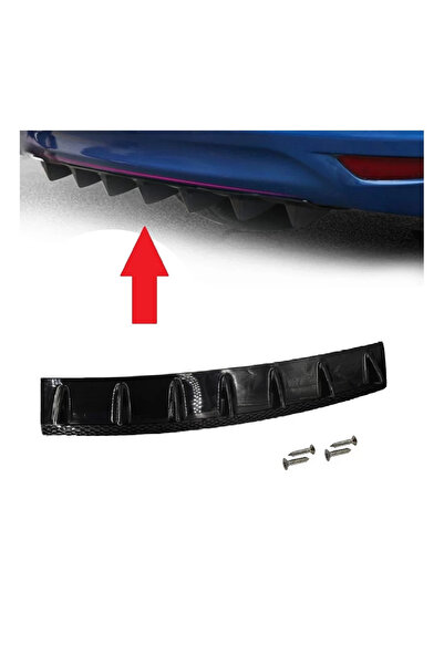 Avex Ornament Tuning Spoiler cu 7 aripioare, lungime 85 cm, barva černá