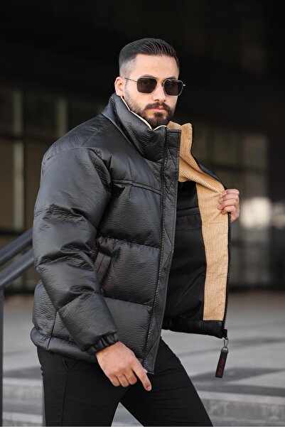 MİS MODA Jachetă de iarnă pentru bărbați, impermeabilă și rezistentă la vânt,...