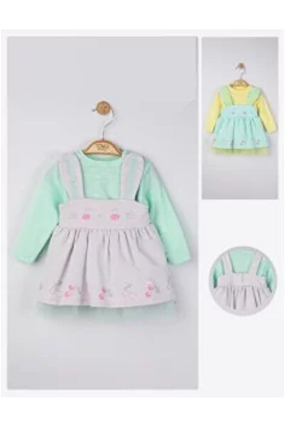 BabyCosy Long sleeve blouse and long pants set made of cotton and modal - Ecru