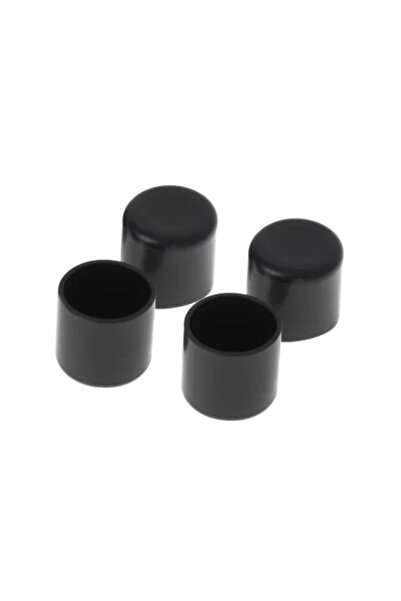 Avex Set of 4 Anti-Scratch Chair Feet Protectors, Diameter 22mm, Black