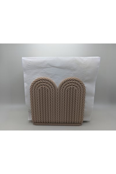 DEOZ3D Vertical Rope Design Napkin Holder - 3D Printed Modern Organizer