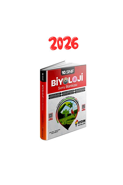 Aydın Yayınları 2026 Aydın Yayınları 10. Sınıf Biyoloji Konu Özetli Soru Bank...