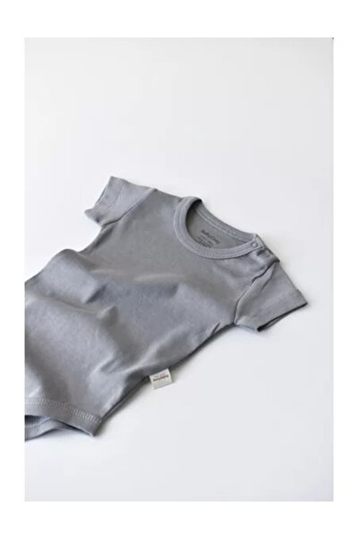 BabyCosy Grey Cotton Bodysuit (Size: 18-24 Months)